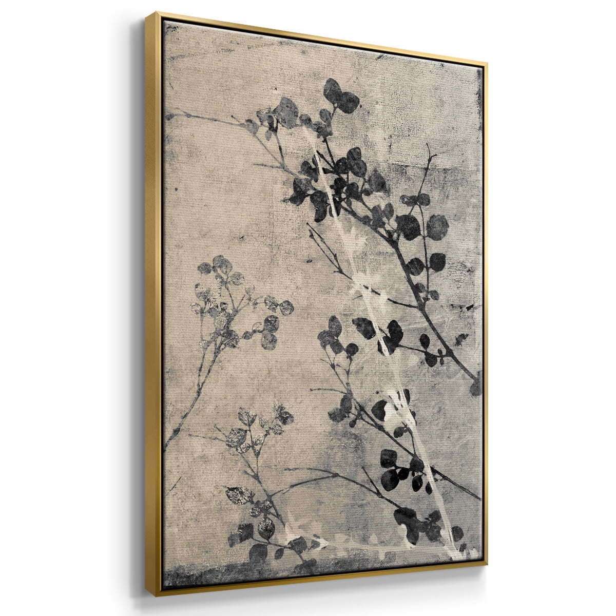 Boundless V Framed Premium Gallery Wrapped Canvas - Ready to Hang - 25 x 37 - Gold Floating Frame