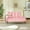 Pink, variant on 54 Inch Modern Velvet Sofa Bench with 360° Rotating Side Table, 2-Seater Upholstered Entryway Ottoman with Backrest for Living Room, Bedroom, Apartment, Black