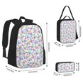 thumbnail image 2 of Balery Butterflies on Polka Dots Mochila Escolar 3 en 1 para Niños - Mochila Resistente con Lonchera Térmica y Estuche - Mochila Escolar para Niños y Niñas, 2 of 7