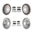 thumbnail image 1 of Transit Auto Front Rear Coated Disc Brake Rotors and Ceramic Pads Kit for Car Kia Rio KGT-102156, 1 of 11