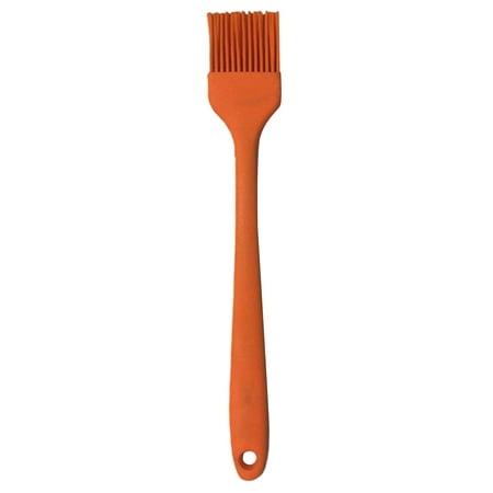 

Mosey Silicone BBQ Oil Brush Heat-resistant Easy Storage with Tail Hook Durable Soft Brush Head Versatile Basting Tool for Baking Barbecue