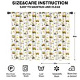 thumbnail image 2 of Blackout Kids Curtains,Cartoon Construction Vehicles Stars White Pattern Childrens Insulated Curtains Set Of 2,Bedroom Essentials,Toddler Room Decor 52"x84", 2 of 5