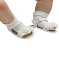 thumbnail image 3 of Bébé Filles Anti-Dérapant Fleurs Chaussures Première Marcheur Chaussures Robe de Soirée Plat, 3 of 4