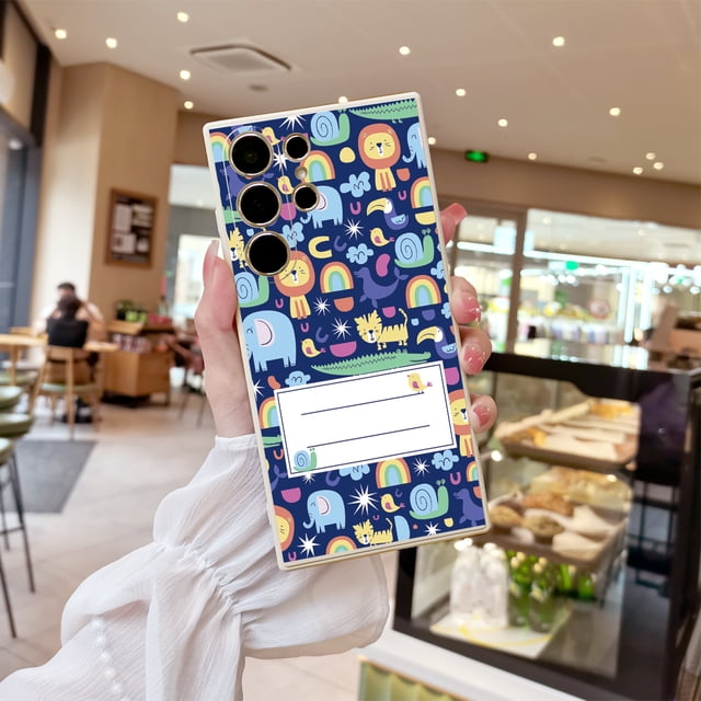 Abrace la creatividad y la protección con esta funda artística de goma de TPU para teléfono, compatible con Samsung y otros modelos