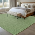 thumbnail image 5 of Vintage Forest Green Large Area Rugs for Bedroom Living Room, Soft Non Slip Carpet Bedside Rug, Farmhouse Retro Solid Color Linen Texture Rectangular Floor Cover Kitchen Accent Rug 5'x7' for Office, 5 of 9