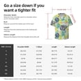 thumbnail image 5 of Disketp Men's Hawaiian Shell Clam Print Shirts Button Down Holiday Beach Shirts-Small, 5 of 5