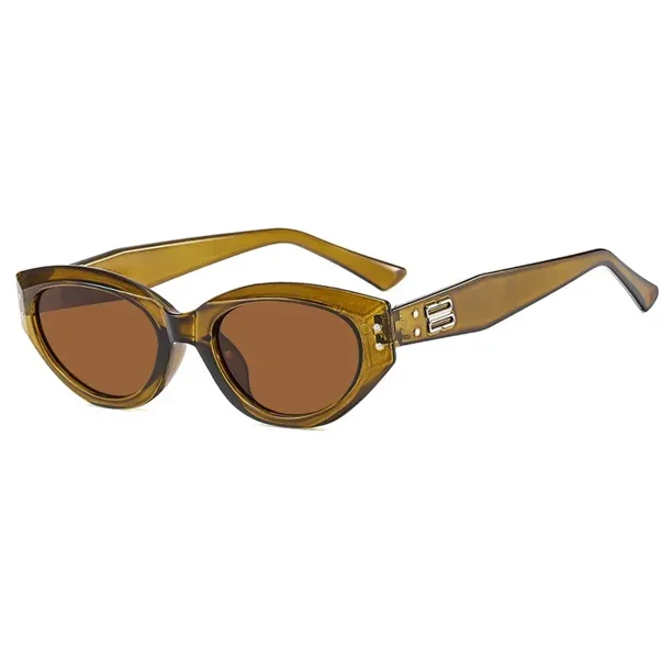 Gafas de sol estilo ojo de gato de Corea para mujer, gafas de sol INS Street Shot, gafas de montar a prueba de polvo y viento, gafas de sol UV400