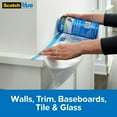 ScotchBlue Blue PreTaped Clear Painters Plastic with Dispenser, 24 in