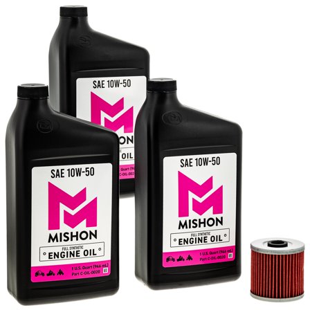 Mishon Engine Oil Change Kit for Kawasaki KLR650 Motorcycle MK1012765