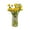 Yellow, variant on Tnobhg 1:6 1:12 Miniature Dollhouse Flower with Vase Dollhouse Bouquets Accessories Mini Floral Arrangement Toy Micro Landscape Decoration Living Room Ornaments