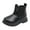Black, variant on CAICJ98 Toddler Shoes Toddler Girls Boots Little Kid Shoes Short Boots Girls School Leather Shoes Kids Rubber Boots Size 2 (Beige, 8.5 Toddler)
