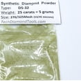 thumbnail image 4 of TechDiamondTools Diamond Powder from 325/400 to 50/60 mesh 5 Grams = 25carats. (270 grit 270/325 mesh), 4 of 4