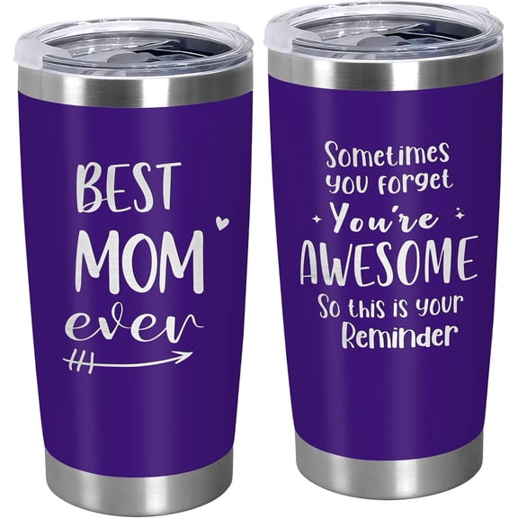 Mothers Day Gifts for Mom from Daughter Son - 20 oz Stainless Steel Insulated Coffee Tumbler with Lid - Mothers Day Mom Birthday Gifts for Women, Present for Mama Stepmom Mother-In-Law