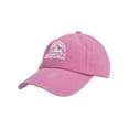 thumbnail image 1 of Gravity Outdoor Co. Pigment Dyed Adjustable Baseball Cap - White Logo - Pink, 1 of 2