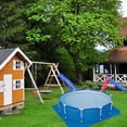 thumbnail image 2 of Alfombrilla para piscina, plegable, impermeable, color azul, para piscinas rectangulares y redondas (396 x 396 cm), 2 of 5