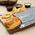 thumbnail image 3 of Bag Tek Paper Printed Large Hot Dog Foil Bag - 3 3/4" x 1 1/4" x 12" - 100 count box, 3 of 10