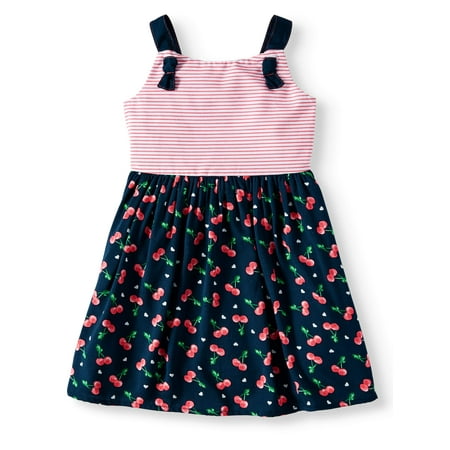 Wonder Nation Cherry Print Woven Dress (Toddler Girls)