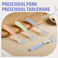 thumbnail image 4 of 12PCS Toddler Forks Toddler Utensils,Stainless Steel Baby Forks,Kids Silverware Children's Cutlery Set for Self Feeding,12x Kids Fork Set, 4 of 4
