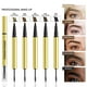 thumbnail image 4 of Pisexur Belleza Maquillaje El lápiz de cejas 2 en 1 Head está equipado con una punta de tenedor y una punta de cepillo para crear cejas con aspecto de pelo natural. 3 ml.para mujeres y hombres, 4 of 4