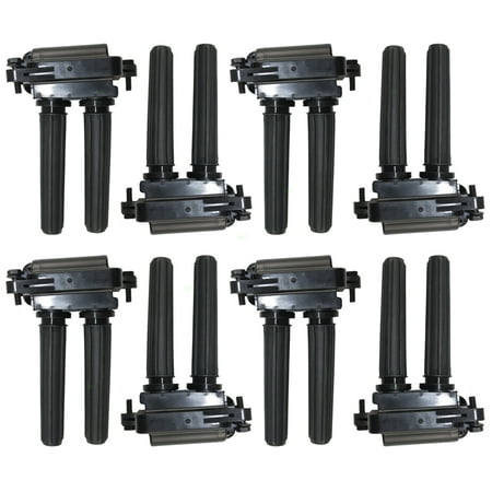 8 Pc Set Ignition Spark Plug Coils Replacement for Chrysler Jeep Dodge RAM Pickup Truck SUV 8 cylinder