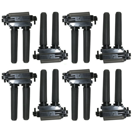 8 Pc Set Ignition Spark Plug Coils Replacement for Chrysler Jeep Dodge RAM Pickup Truck SUV 8 cylinder