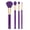 Purple, variant on Moda Brush Next Gen Purple Glitter Face 4pc Kit