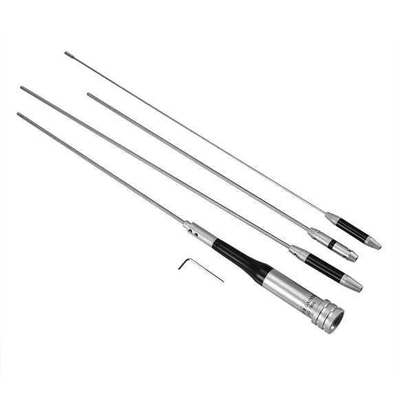 Radio Antenna, Mobile Radio Short Whip Antenna High Sensitivity 144 430MHz UHF Mobile Radio Antenna High Gain Lightweight and Portable for Cars