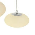 thumbnail image 4 of Spanish Alabaster Round Chandelier // Chrome, 4 of 4