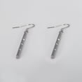 thumbnail image 6 of Wollet Pure Titanium Vertical Bar Dangle Earrings,Lightweight Drop Earrings Hypoallergenic for Women, 6 of 7