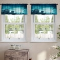 thumbnail image 2 of LALILO Kitchen Curtain Valance Yorkshire Uk North York With Rod Pocket Window Curtain 52"x 18" Set of 2, 2 of 7