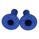 thumbnail image 4 of Par de manillares de goma antideslizantes de mano de 7/8 pulgadas y 22 mm para motocicleta ATV Azul, 4 of 6