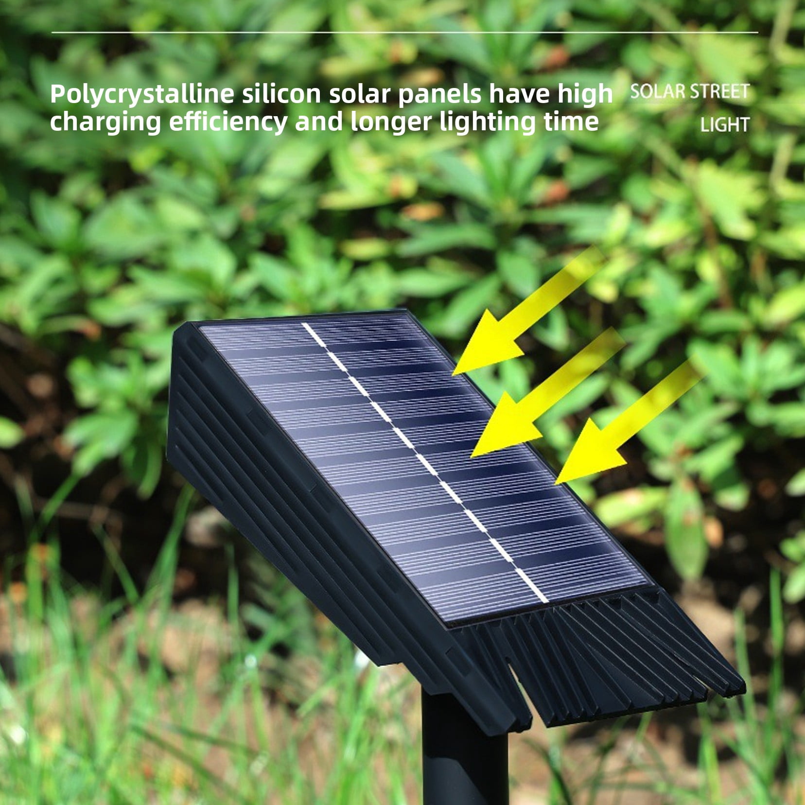 Solar Powered Spotlight - 2000LM High Brightness Outdoor Flood Light with Adjustable Angle, IP65 Waterproof Garden Spotlight for Trees, Yard, Pathway, Landscape Lighting (Ground Spike Included)