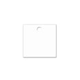 thumbnail image 2 of 1-1/4 Blank Square Plastic Tags - Engravable - Pack/25, 2 of 2