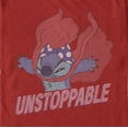 thumbnail image 2 of Men's Lilo & Stitch Unstoppable Stitch Graphic Tee Red X Large, 2 of 5