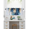 thumbnail image 5 of Valances for Windows Abstract Graffiti Art Rod Pocket Cafe Window Treatments Valance Curtains for Kitchen Bathroom Laundry Basement Windows 56"x16", 5 of 9