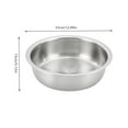 thumbnail image 7 of Premium Round Chafing Dish Buffet Set, 8.5L, Stainless Steel, Dual Hot & Cold Use, Elegant Design with Anti-Scald Handles & Visual Glass Lid for Catering & Parties, 7 of 7