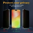 thumbnail image 2 of Anti Spy Privacy Screen Protector for iPhone 17Promax 6.9", 2 Pack with 9H Hardness, Anti Scratch, Full Coverage & Bubble Free Design, 2 of 5