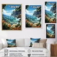 thumbnail image 4 of Designart "Marine Euphony Pastoral II" Animals Floater Framed Canvas Art Print, 4 of 7