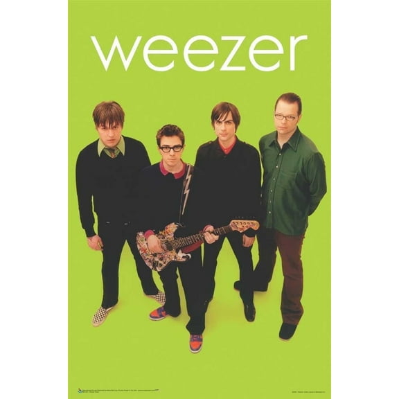 Scorpio Posters Weezer Green Officially Licensed Music 24" x 36" Poster