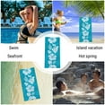 thumbnail image 5 of Yaoyar Microfiber Lightweight Thin Beach Towel Sandproof Compact Clearance Towels Quick Dry Sand Free Pool Swim Fast Drying Sandless Blanket Travel Vacation Women Men Adult Gift 27.55x59.05in, 5 of 8