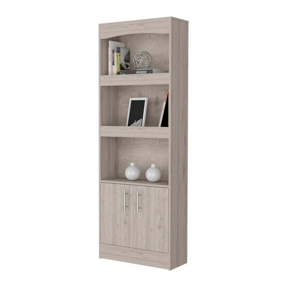 Newboti Furniture Durango Bookcase, Three Shelves, Double Door Cabinet 47951