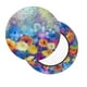 thumbnail image 2 of Balery Spring Flower Seasonal Fundas de asiento para taburete de bar redondo de tela de terciopelo ajustables que protegen de arañazos y manchas para sillas de 14 a 17 pulgadas.-14 inch, 2 of 7