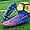 Blue, variant on Mens Womens High-Top Soccer Cleats, Teen Football Training Shoes, FG/TF Athletic Shoes Competition & Training for Boys and Girls