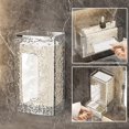 thumbnail image 3 of KITPIPIVOPPV Face Towel Storage Box Wall-mounted Toilet Upside-down Paper Box Punch-free Tissue Box B2D7 Bathroom, 3 of 5