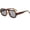 Leopard Frame - Grey Lens, variant on Retro Square Sunglasses for Women Men Aviation Square Sun Glasses Flat Top Rectangle 70s Shades