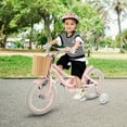 thumbnail image 3 of Gymax 14'' Retro Style Kids Bike Bicycle w/ Height Adjustable Handlebar & Seat Pink, 3 of 9