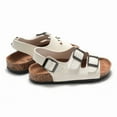 thumbnail image 6 of Kids' & Toddlers' Cork Sandals PU Leather Beach Slides with Non-Slip Sole Family Matching Set Available, 6 of 10