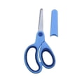 thumbnail image 3 of Left Handed Kids Safety Scissors, Round Tip Stainless Steel Student Craft Scissors with Protective Blade Cover for School DIY Art Cutting c_058, 3 of 4