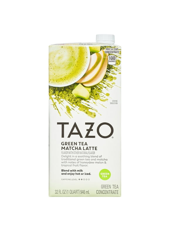 TAZO Matcha Latte Green Tea, 32 oz Carton