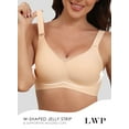 thumbnail image 2 of LWP Lace V Mesh Wireless Seamless Bras Soft Support Full Coverage No Underwire Everyday Bra, 2 of 6